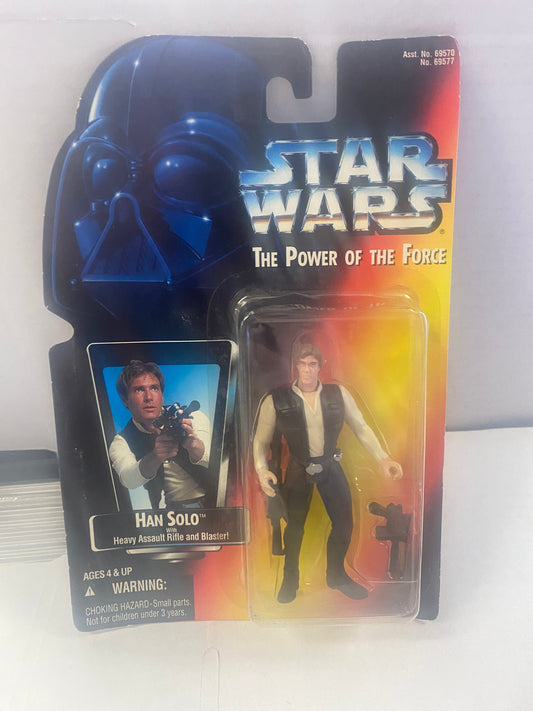 KENNER STAR WARS THE POWER OF THE FORCE HAN SOLO (1995)