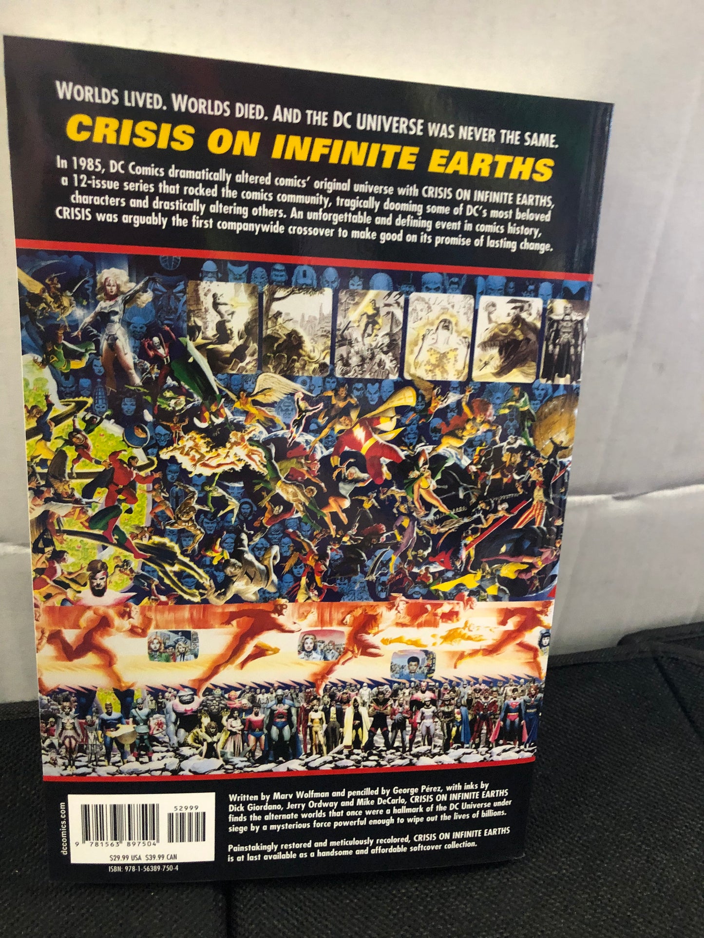 DC COMICS CRISIS ON INFINITE EARTHS SEVENTEENTH PRINTING (2022)