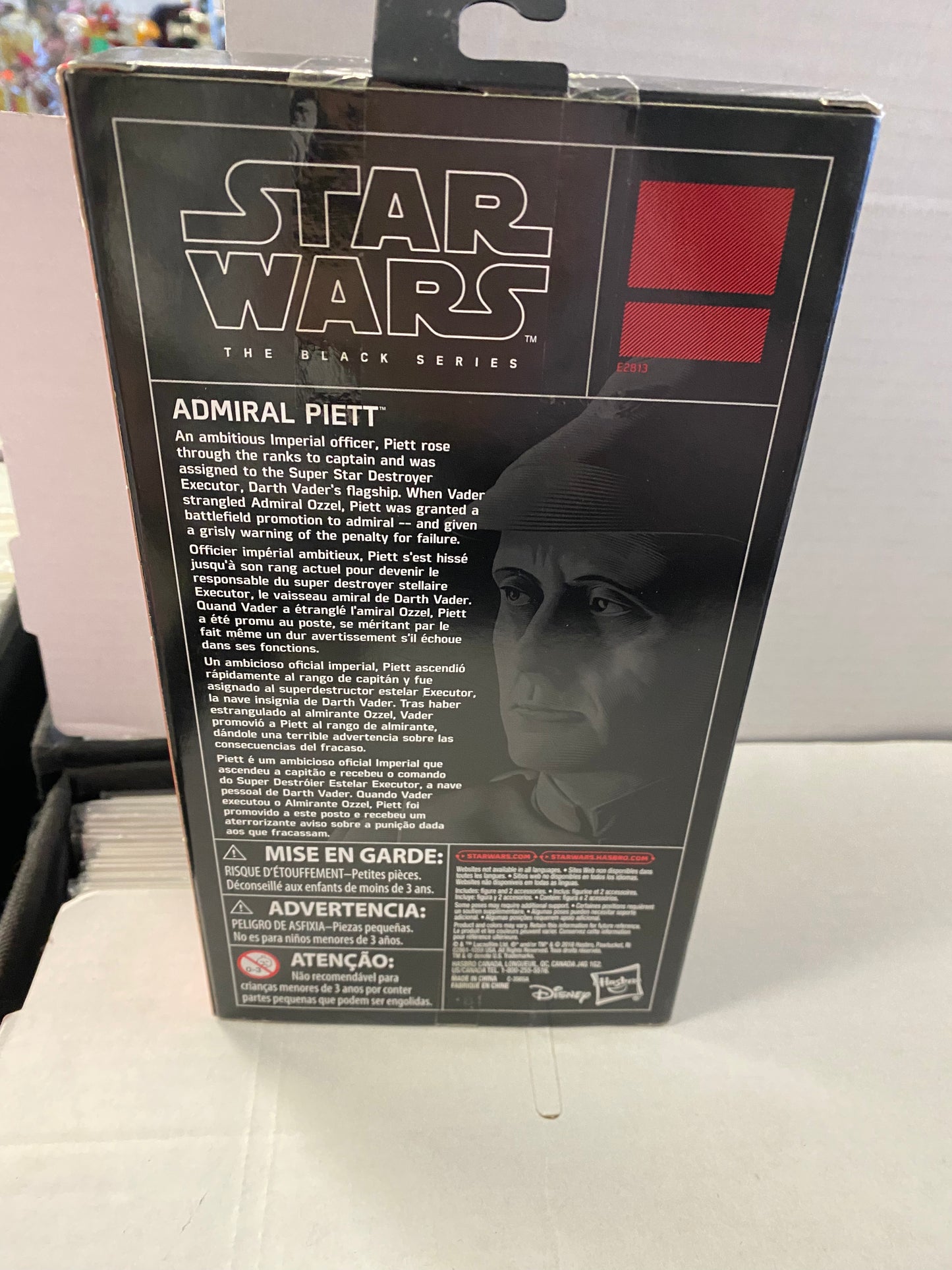 HASBRO STAR WARS THE BLACK SERIES ADMIRAL PIETT (2018)