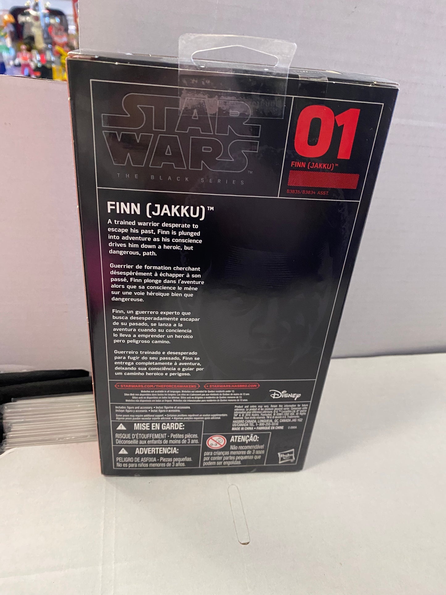 HASBRO STAR WARS THE BLACK SERIES FINN JAKKU (2015)
