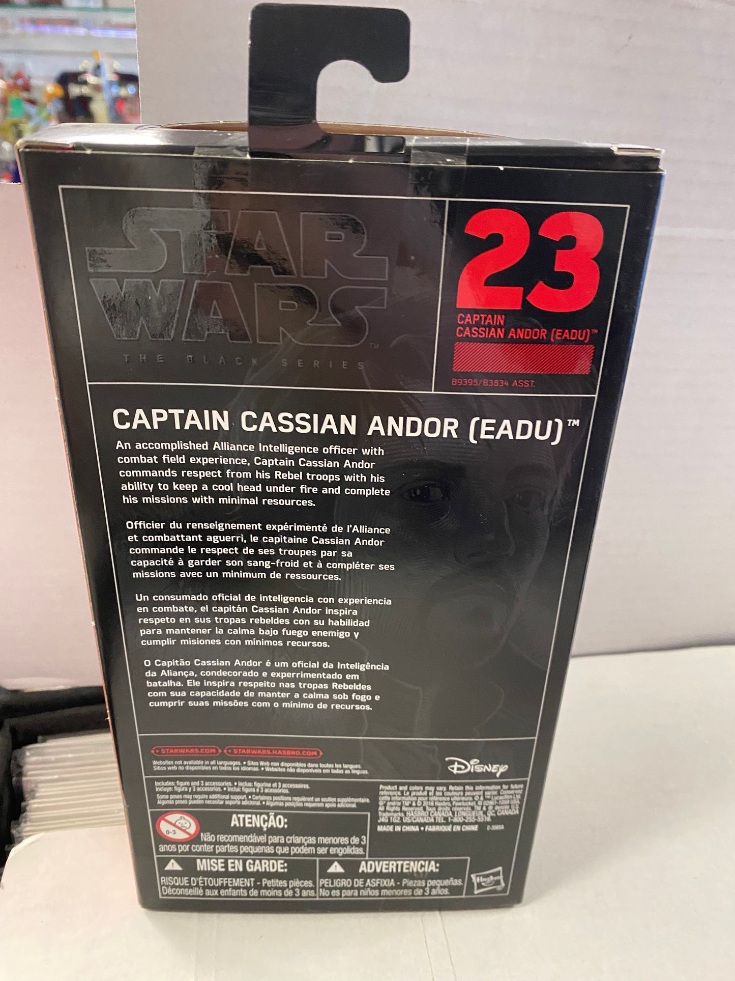HASBRO STAR WARS THE BLACK SERIES CAPTAIN CASSIAN ANDOR EADU (2016)