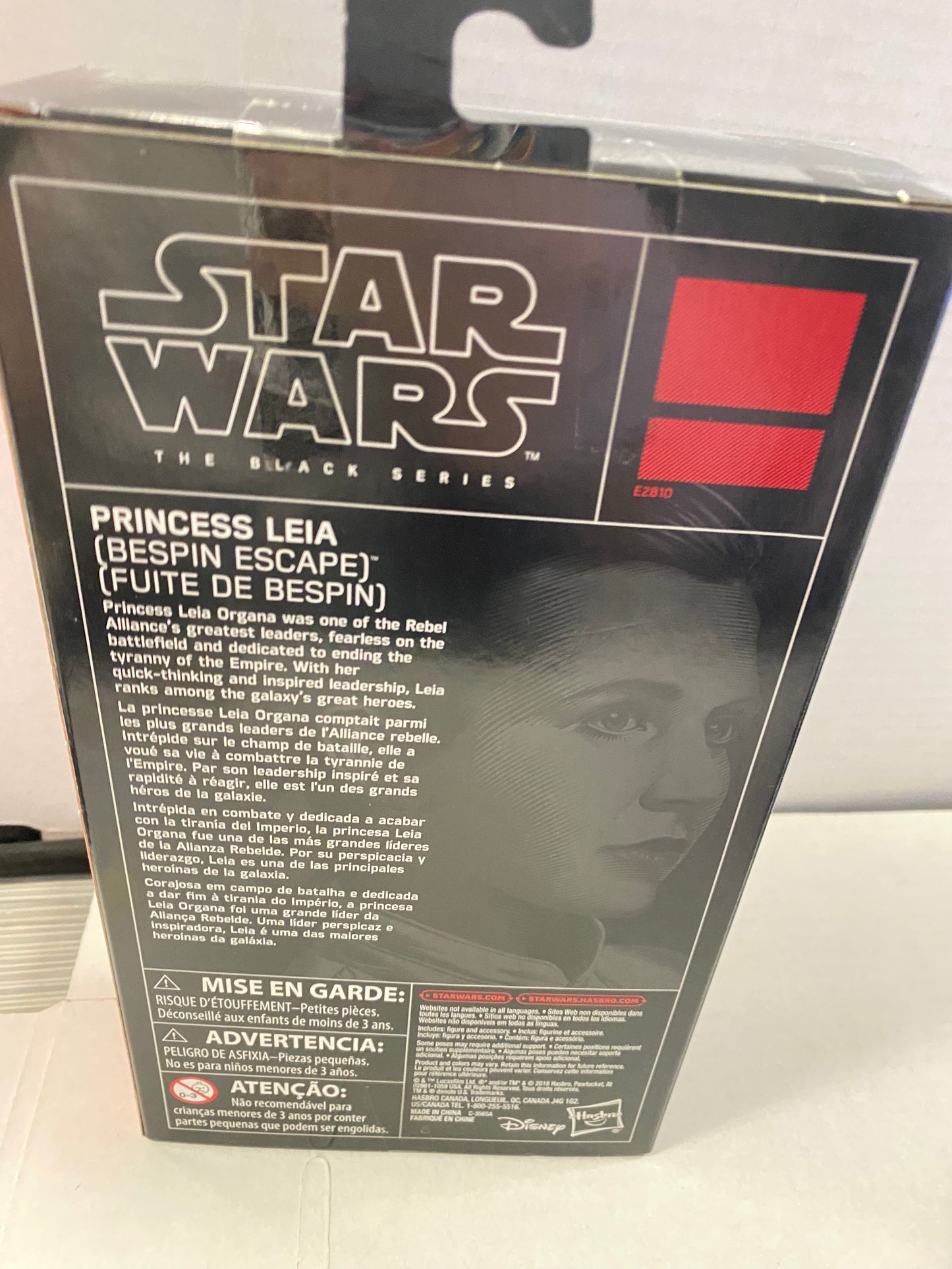 HASBRO STAR WARS THE BLACK SERIES PRINCESS LEIA BESPIN ESCAPE (2018)