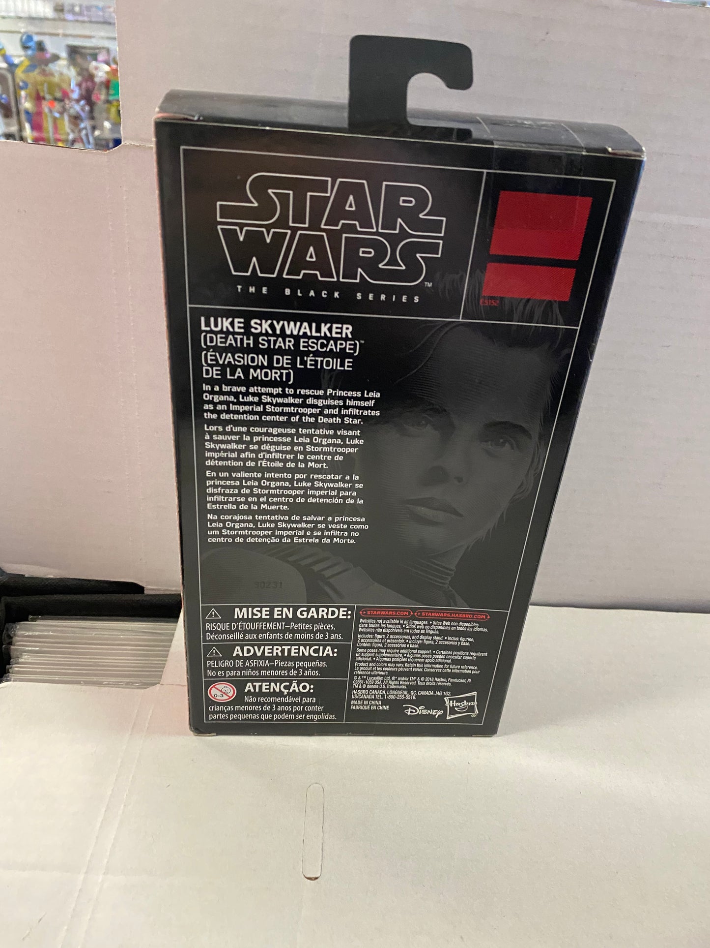 HASBRO STAR WARS THE BLACK SERIES LUKE SKYWALKER DEATH STAR ESCAPE (2018)
