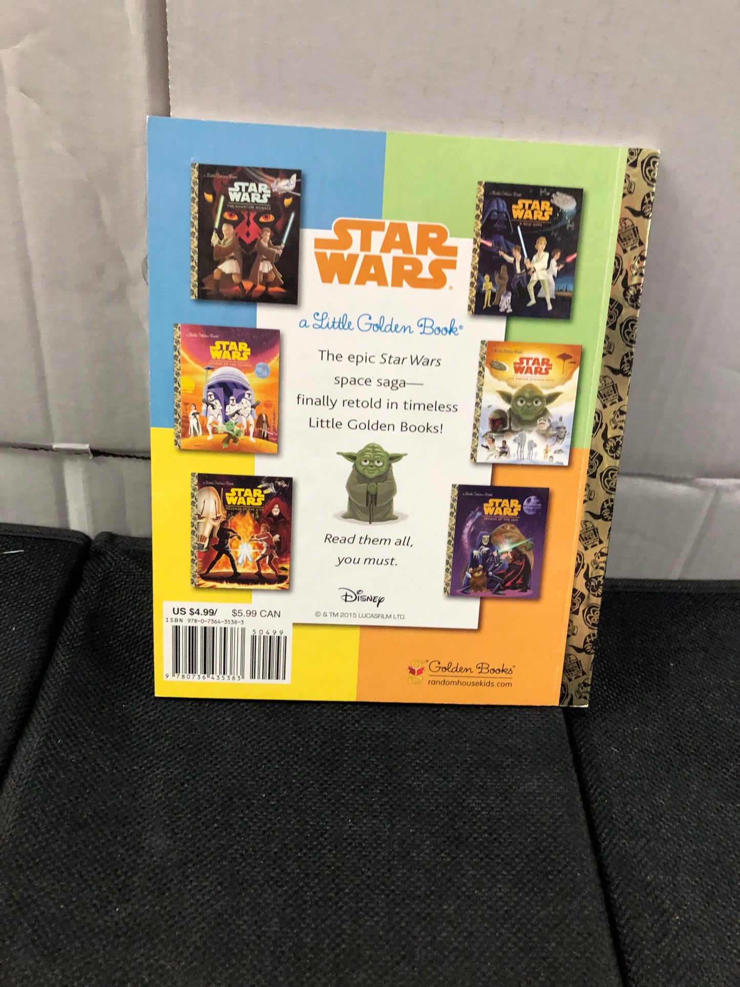 GOLDEN BOOKS STAR WARS A NEW HOPE (2015)