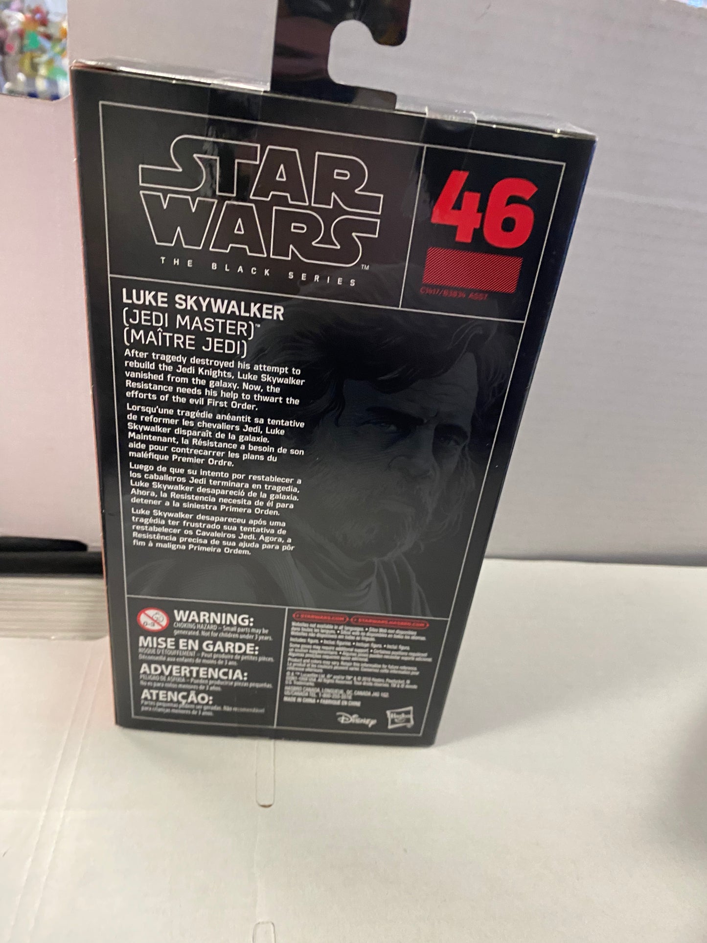 HASBRO STAR WARS THE BLACK SERIES LUKE SKYWALKER JEDI MASTERS (2016)