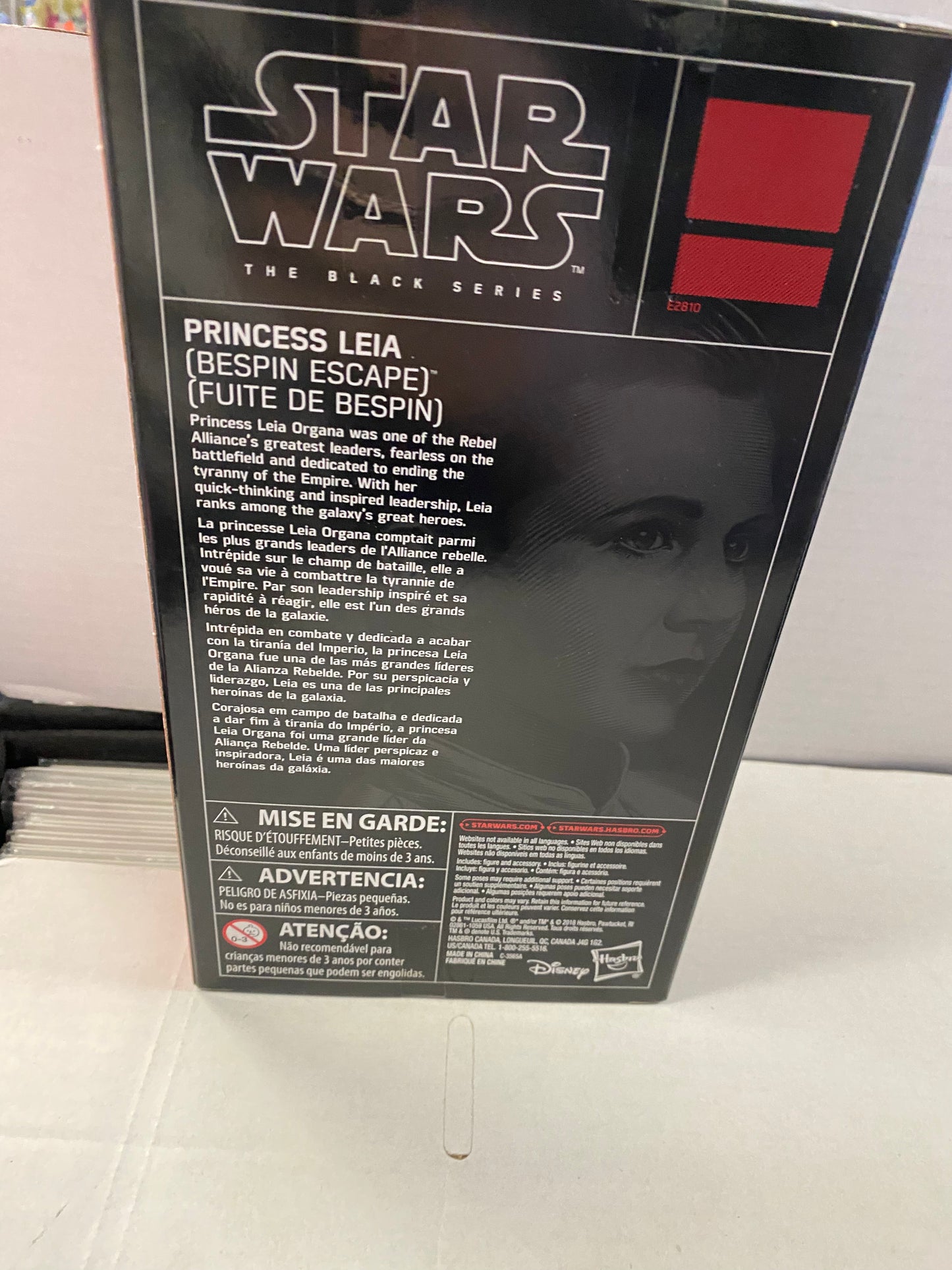 HASBRO STAR WARS THE BLACK SERIES PRINCESS LEIA BESPIN ESCAPE (2018)