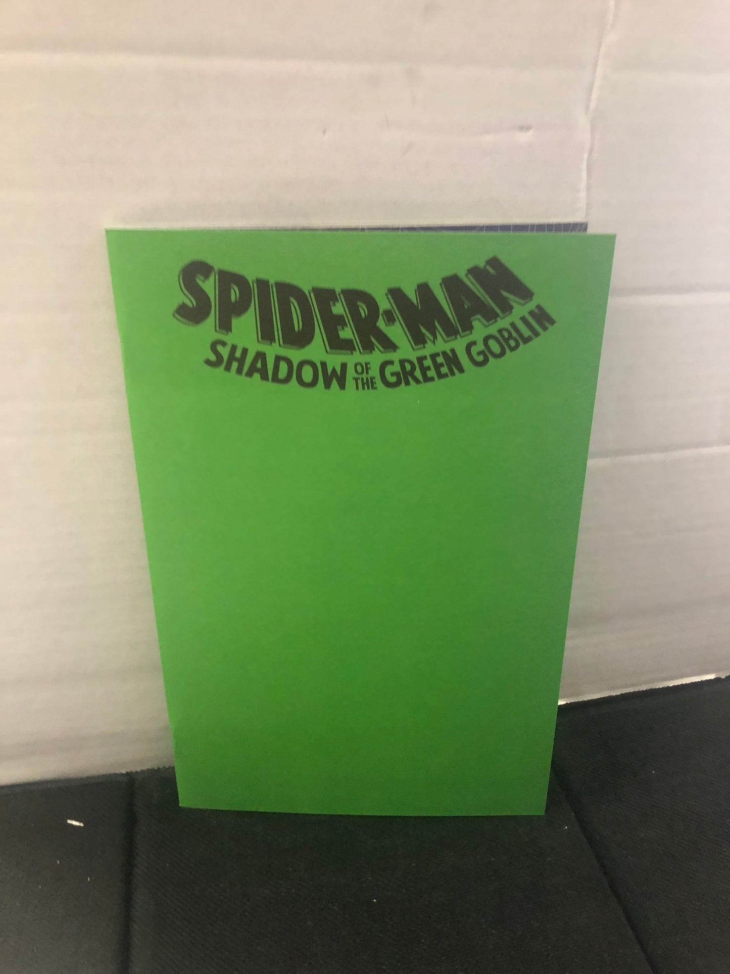 MARVEL COMICS SPIDER-MAN SHADOW OF THE GREEN GOBLIN    #1 BLANK VARIANT(2024)