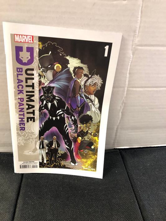 MARVEL COMICS ULTIMATE BLACK PANTHER 1 SECOND PRINTING