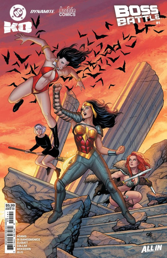 DC COMICS DC K.O. BOSS BATTLE #1 (ONE SHOT) CVR D FRANK CHO CARD STOCK VAR