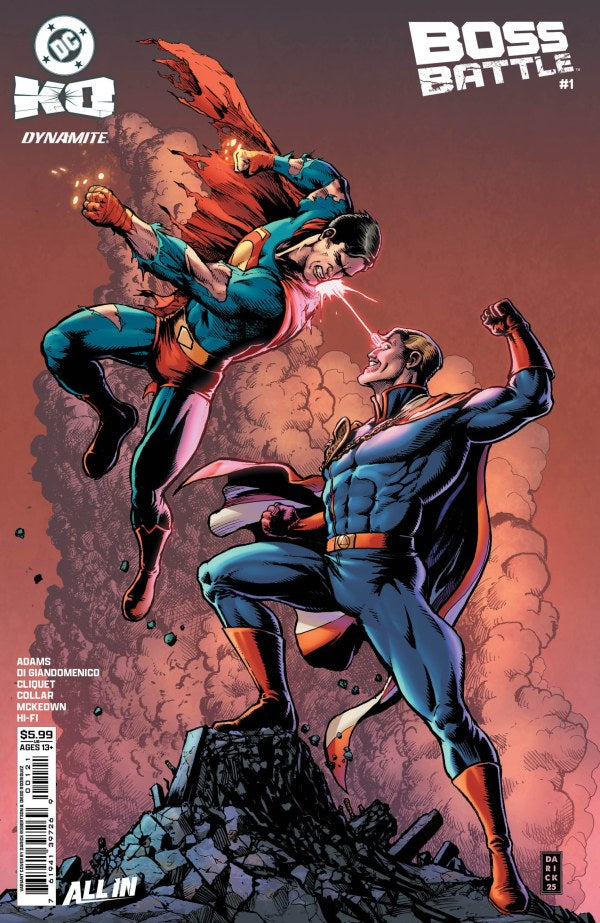DC COMICS DC K.O. BOSS BATTLE #1 (ONE SHOT) CVR B DARICK ROBERTSON CARD STOCK VAR
