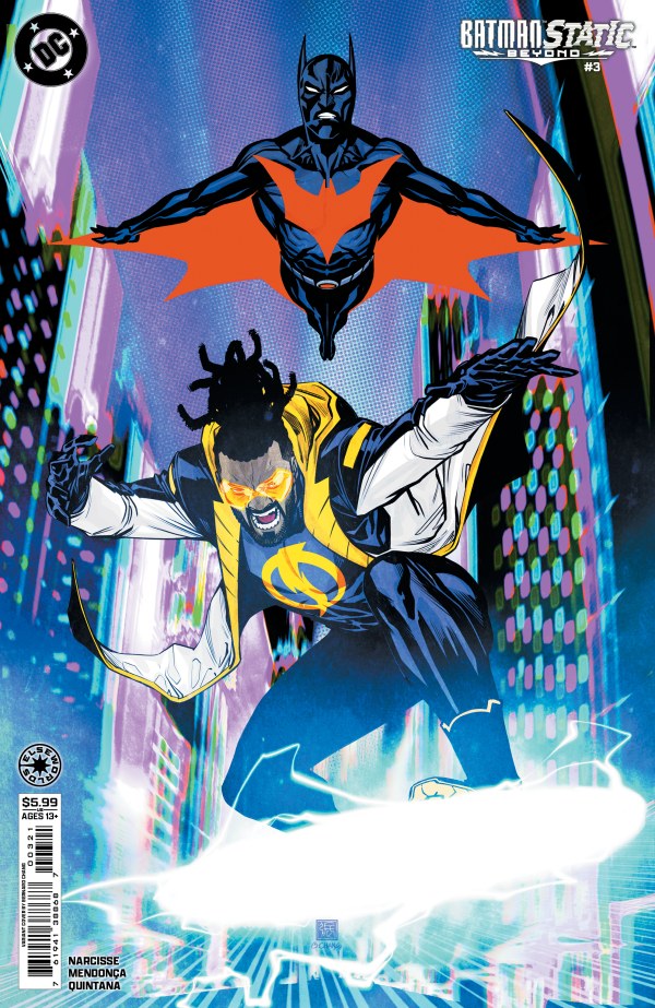 DC COMICS BATMAN STATIC BEYOND #3 (OF 6) CVR B BERNARD CHANG CARD STOCK VAR