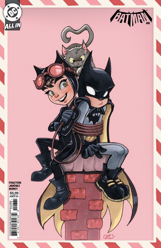 DC COMICS BATMAN #6 CVR F CHRISSIE ZULLO VALENTINES DAY CARD STOCK VAR