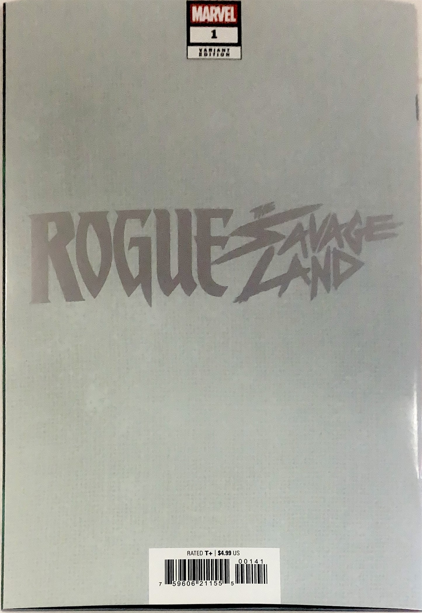 MARVEL COMICS ROGUE THE SAVAGE LAND #1 COVER D