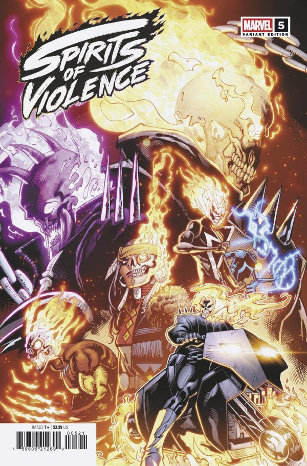 MARVEL COMICS SPIRITS OF VIOLENCE #5 CHRIS CAMPANA VARIANT