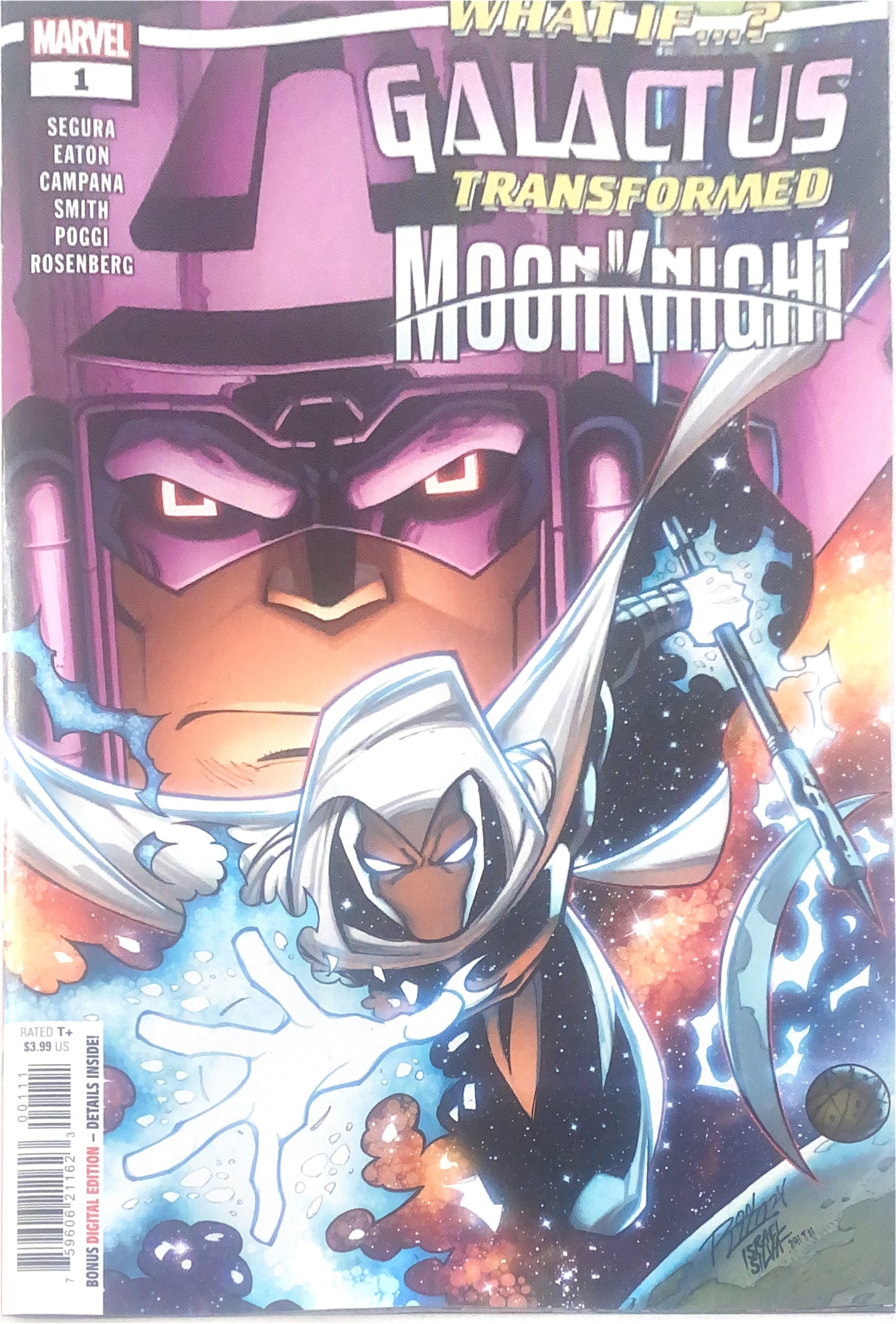 MARVEL COMICS WHAT IF GALACTUS TRANSFORMED MOON KNIGHT #1