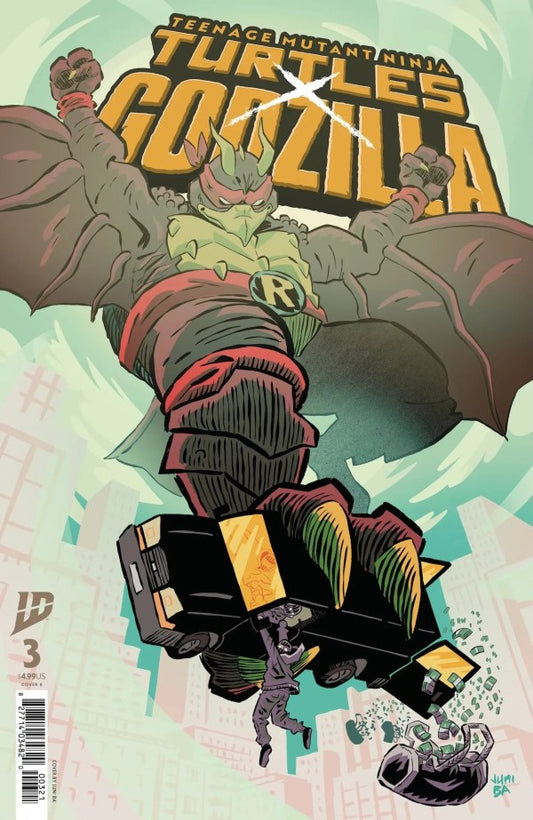 IMGE COMICS Teenage Mutant Ninja Turtles x Godzilla #3 Variant B (Ba)