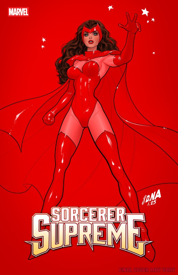 MARVEL COMICS SORCERER SUPREME #3 DAVID NAKAYAMA COLOR BLOCK RED VARIANT