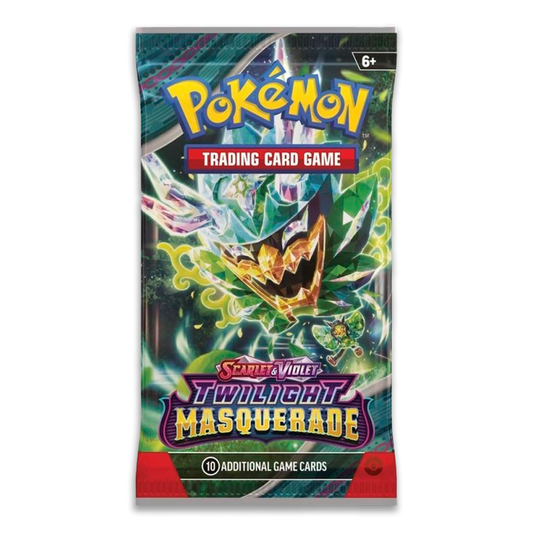 POKÉMON TCG SCARLET & VIOLET TWILIGHT MASQUERADE BOOSTER BACK SEALED