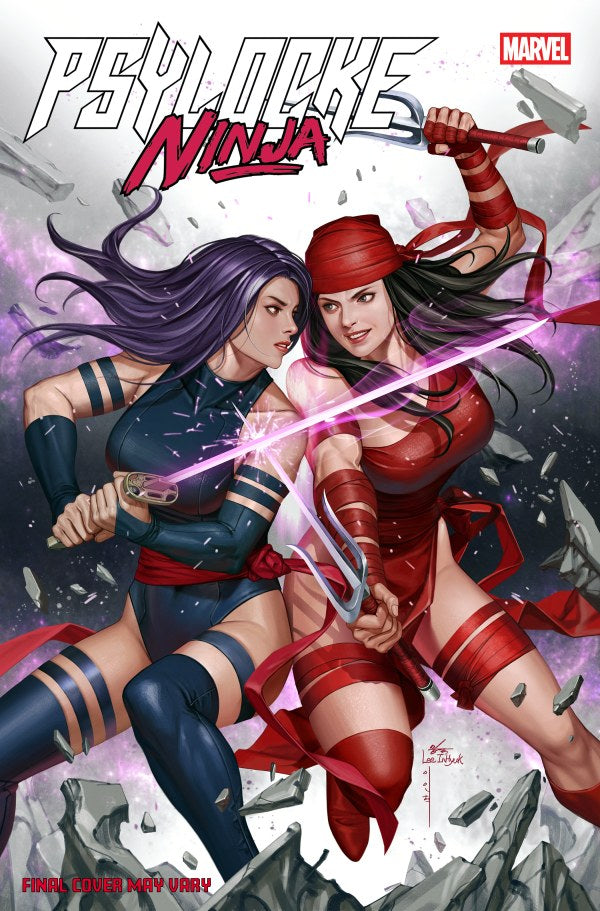 MARVEL COMICS PSYLOCKE: NINJA #2 INHYUK LEE VERSUS ELEKTRA VARIANT