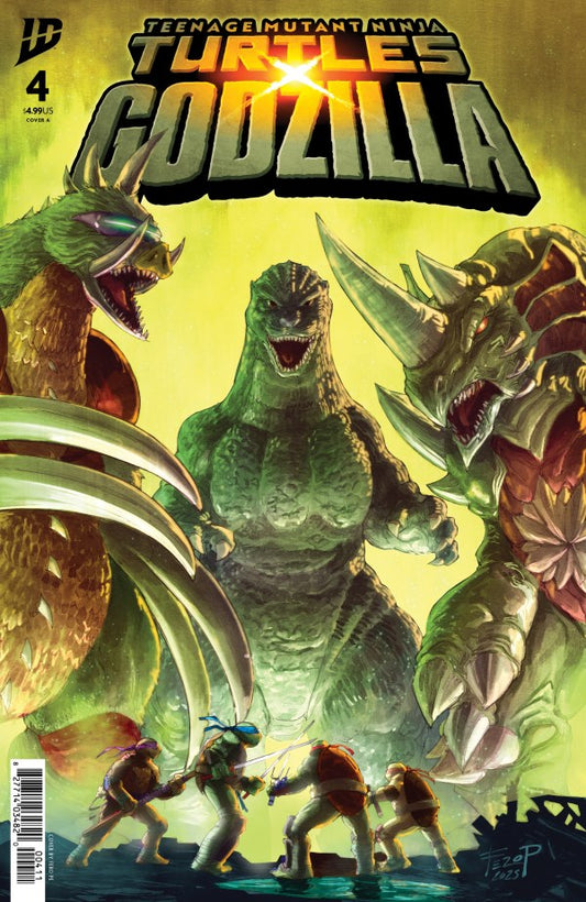 IDW Teenage Mutant Ninja Turtles x Godzilla #4 Cover A (Pe)