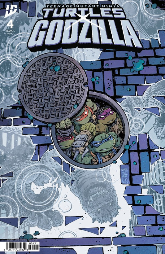 IDW Teenage Mutant Ninja Turtles x Godzilla #4 Variant C (Corona)