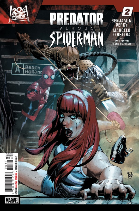 MARVEL COMICS PREDATOR VS. SPIDER-MAN #2