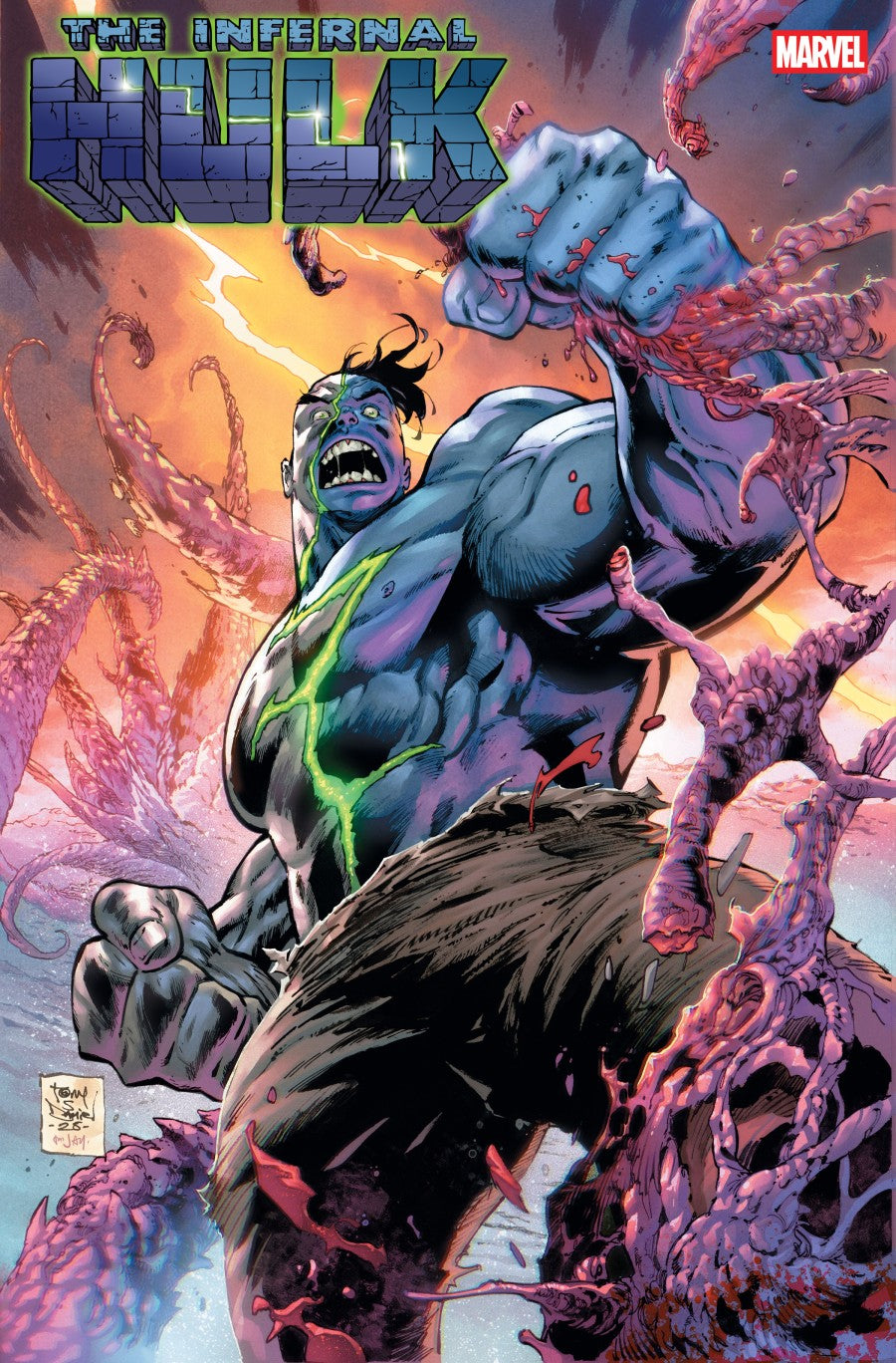 MARVEL COMICS INFERNAL HULK #4 TONY DANIEL VARIANT