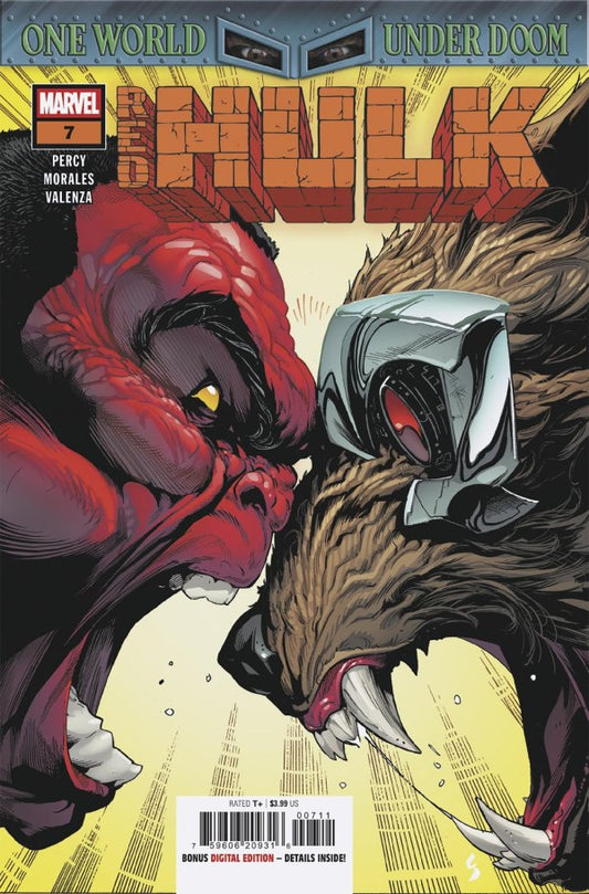 MARVEL COMICS RED HULK #7 DOOM TIE IN