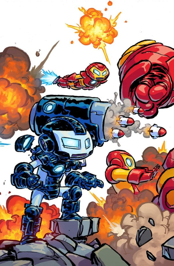 MARVEL COMICS IRON MAN #2 SKOTTIE YOUNG 4-PART CONNECTING VARIANT