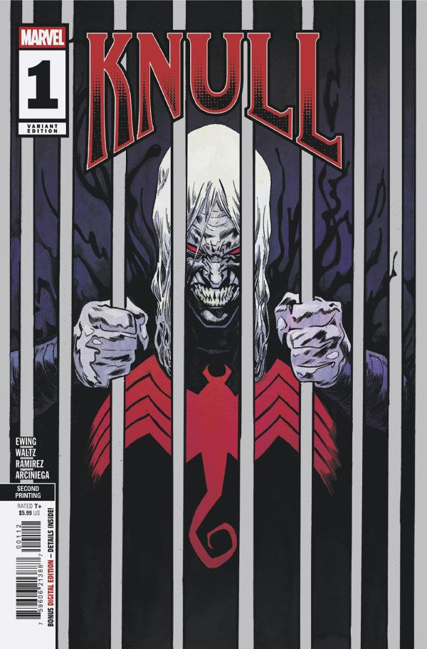 MARVEL COMICS KNULL #1 MIKE WALSH 2ND PRINTING VARIANT