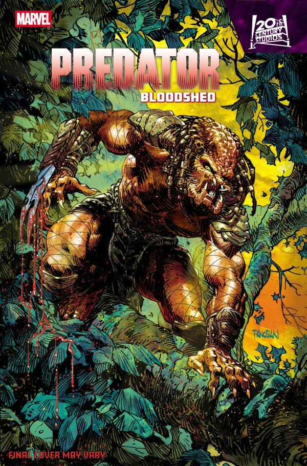 MARVEL COMICS PREDATOR: BLOODSHED #1 DAN PANOSIAN VARIANT