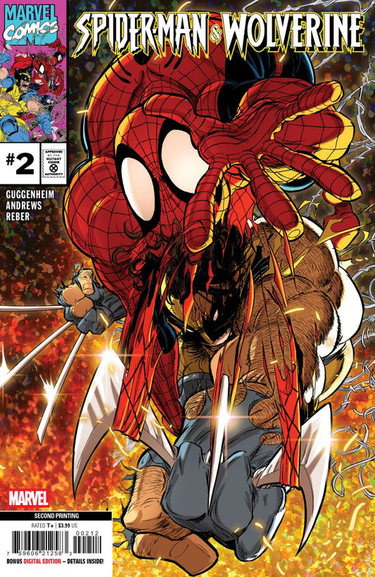 MARVEL COMICS SPIDER-MAN & WOLVERINE #2 SECOND PRINTING 2025