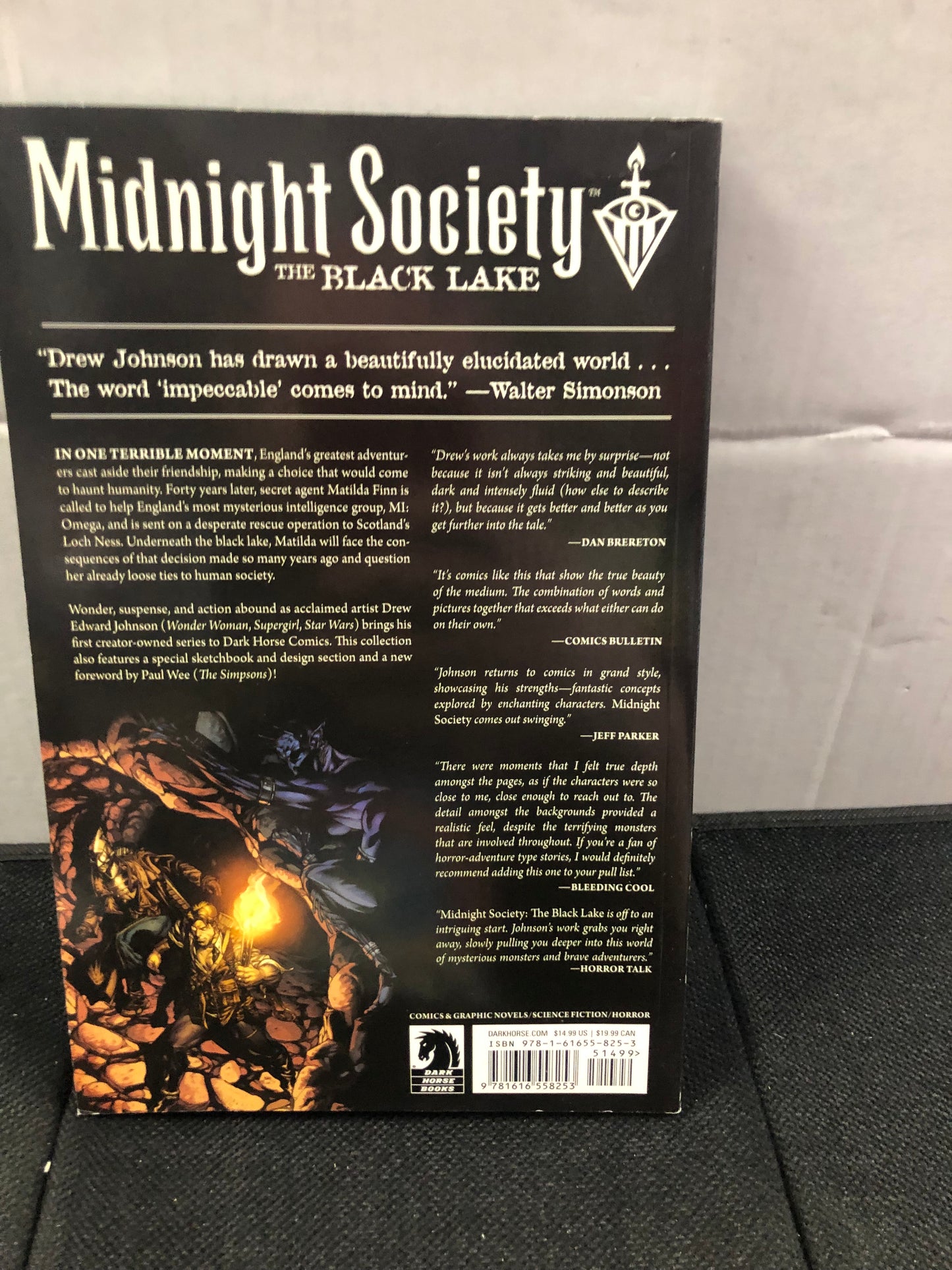 DARK HORSE COMICS MIDNIGHT SOCIETY THE BLACK LAKE (2016)