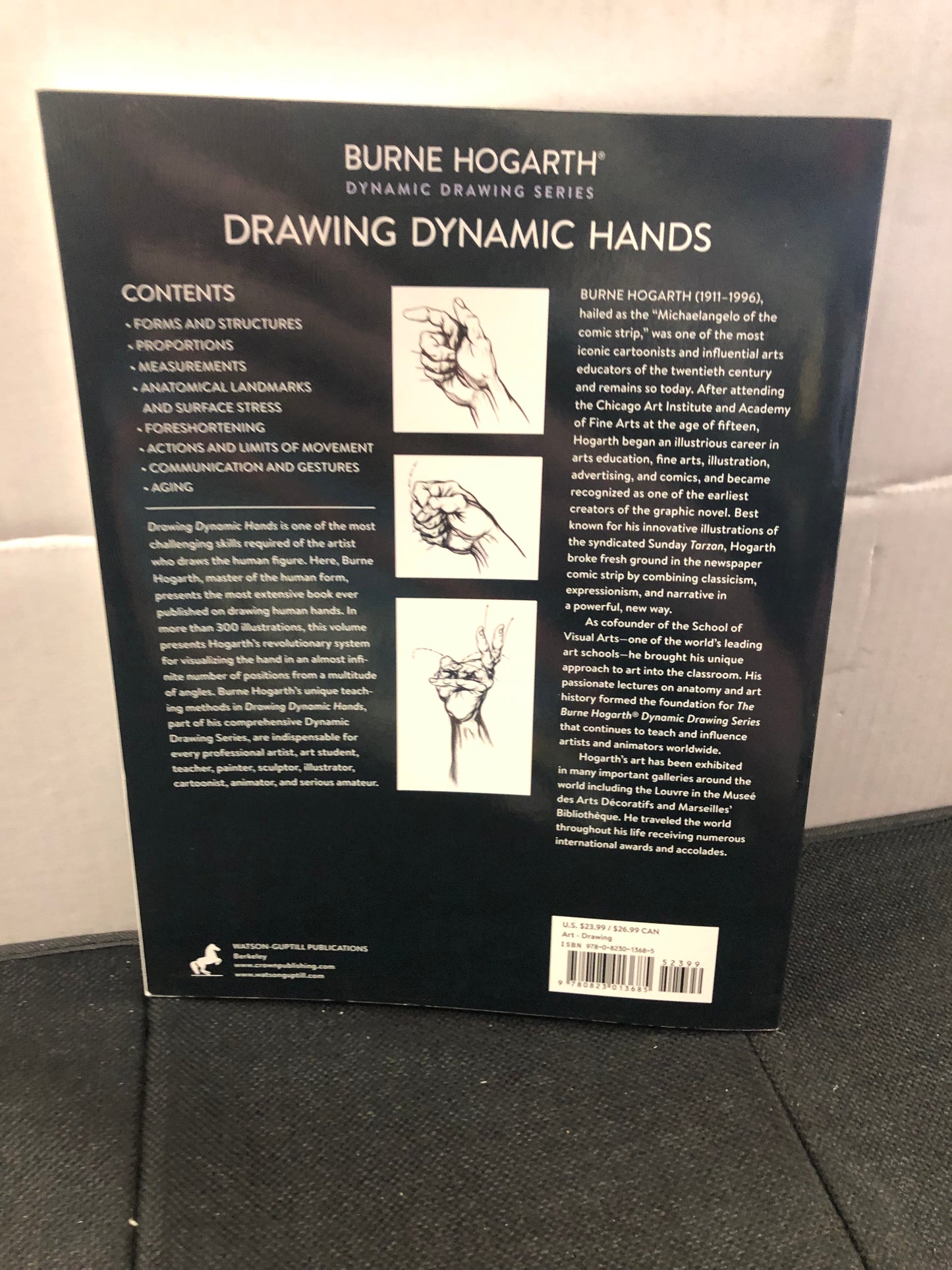 WATSON GUPTILL DRAWING DYNAMIC HANDS (1988)