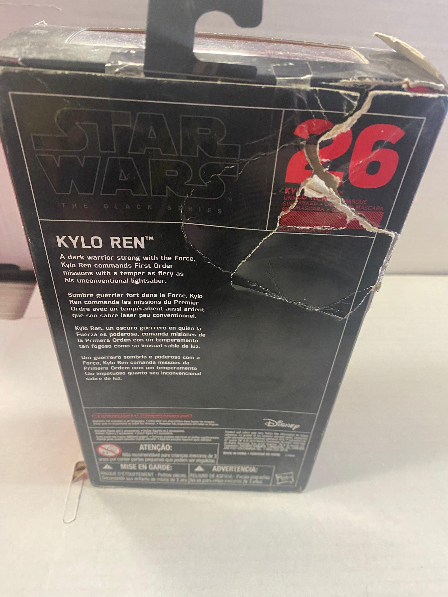 HASBRO STAR WARS THE BLACK SERIES KYLO REN UNMASKED (2016)