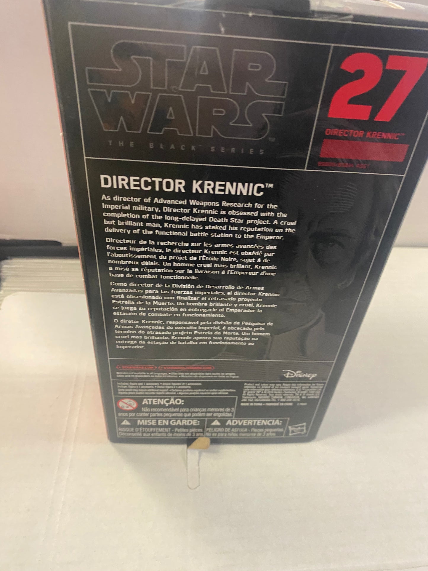HASBRO STAR WARS THE BLACK SERIES DIRECTOR KRENNIC (2016)