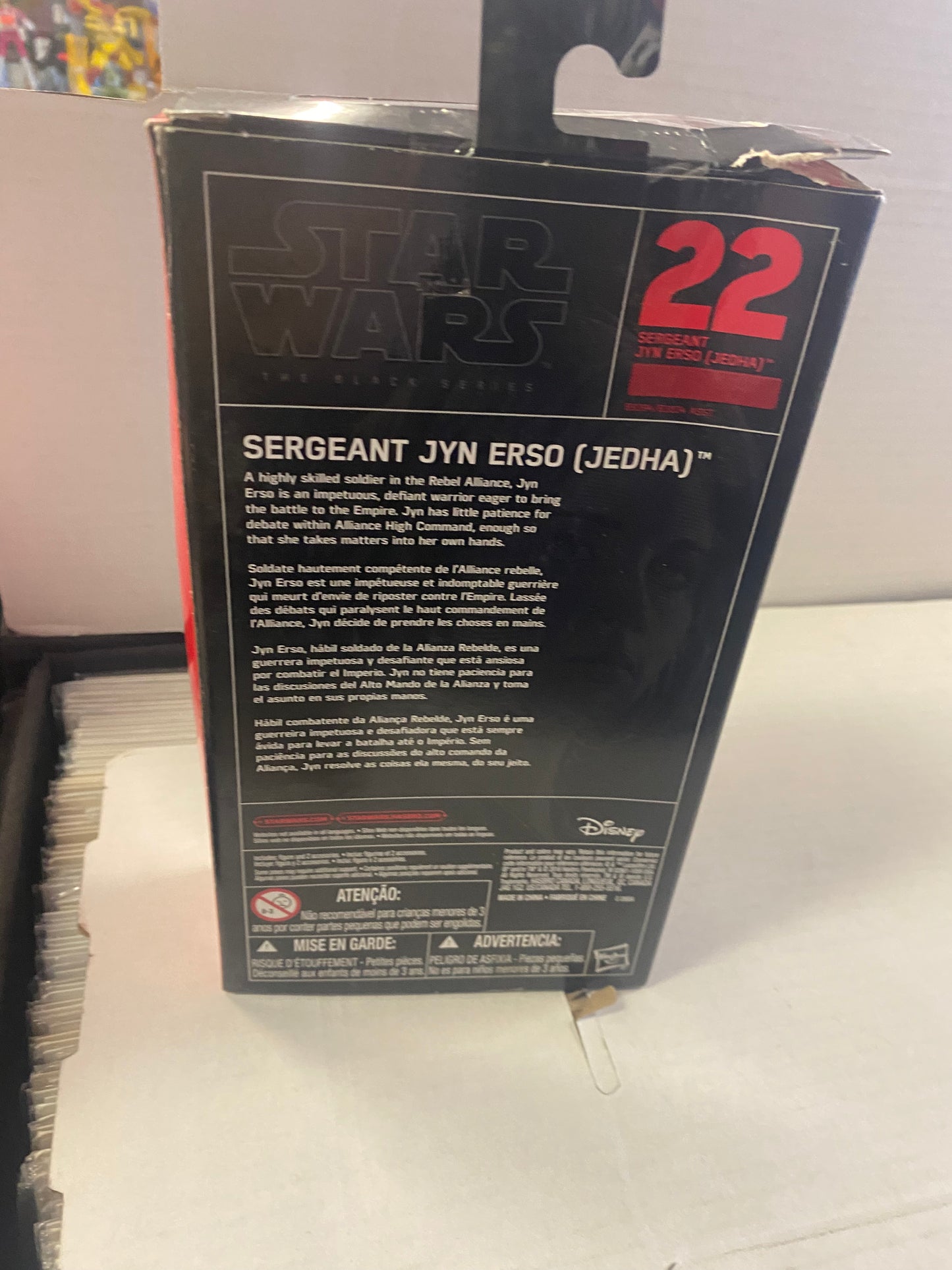 HASBRO STAR WARS THE BLACK SERIES SERGEANT JYN ERSO JEDHA (2016)