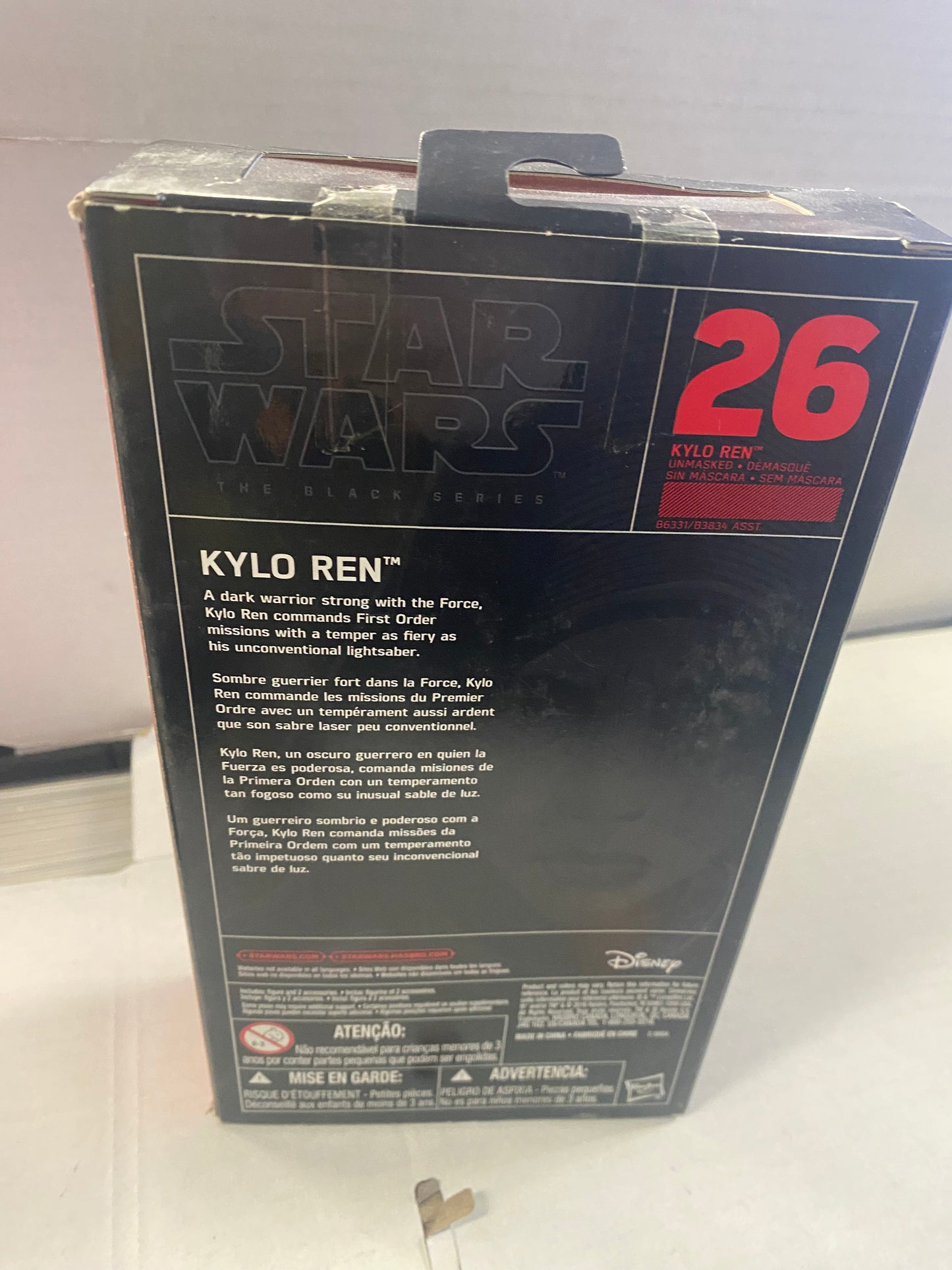 HASBRO STAR WARS THE BLACK SERIES KYLO REN UNMASKED (2016)