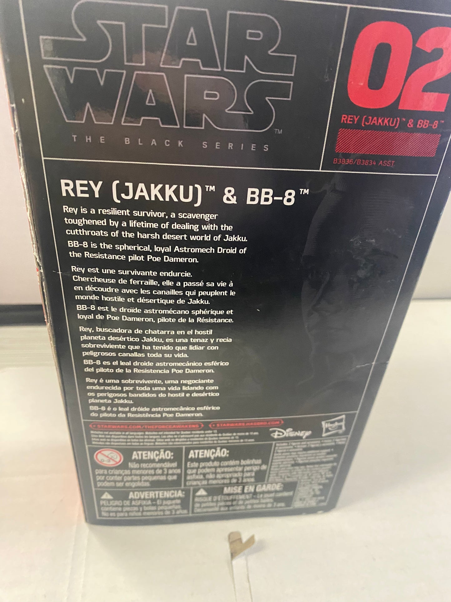 HASBRO STAR WARS THE BLACK SERIES REY JAKKU AND BB-8