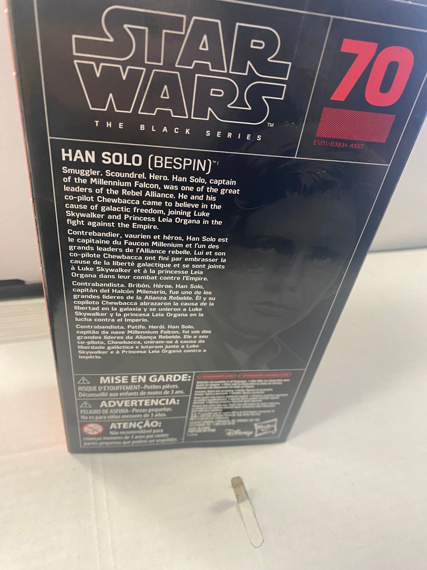 HASBRO STAR WARS THE BLACK SERIES HAN SOLO BESPIN