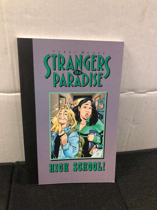 ABSTRACT STUDIO STRANGERS IN PARADISE VOLUME SIX HIGH SCHOOL THIRD PRINTING (2002)