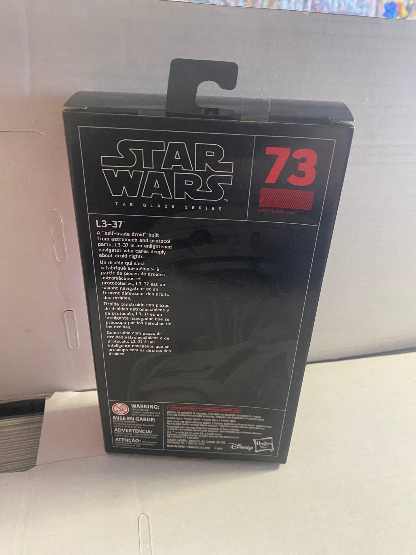 HASBRO STAR WARS THE BLACK SERIES L3-37