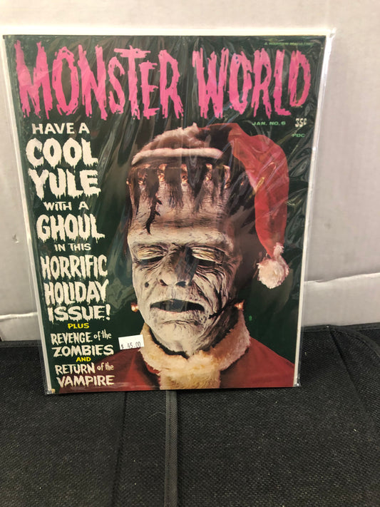 WARREN MAGAZINE MONSTER WORLD 6 (1966)