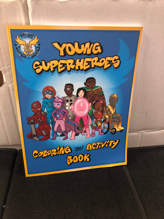 YOUNG SUPERHEROES YOUNG SUPERHEROES COLORING AND ACTIVITY BOOK (2022)