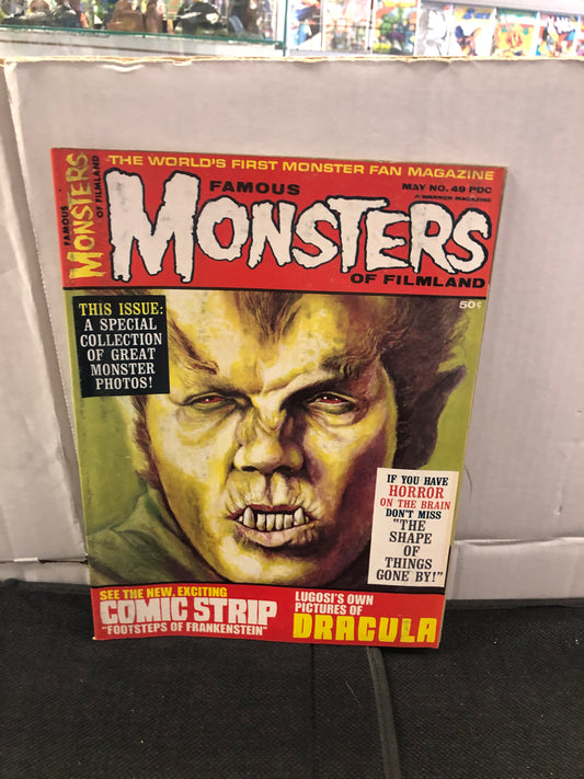 WARREN MAGAZINE FAMOUS MONSTERS OF FILMLAND 49 (1968)