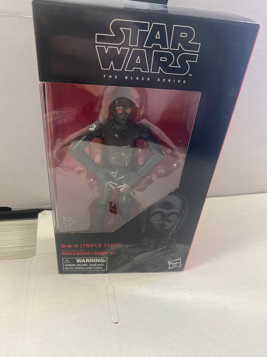 HASBRO STAR WARS THE BLACK SERIES  0-0-0 (2018)