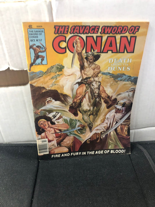 CONAN THE SAVAGE SWORD OF CONAN 57 (1980)