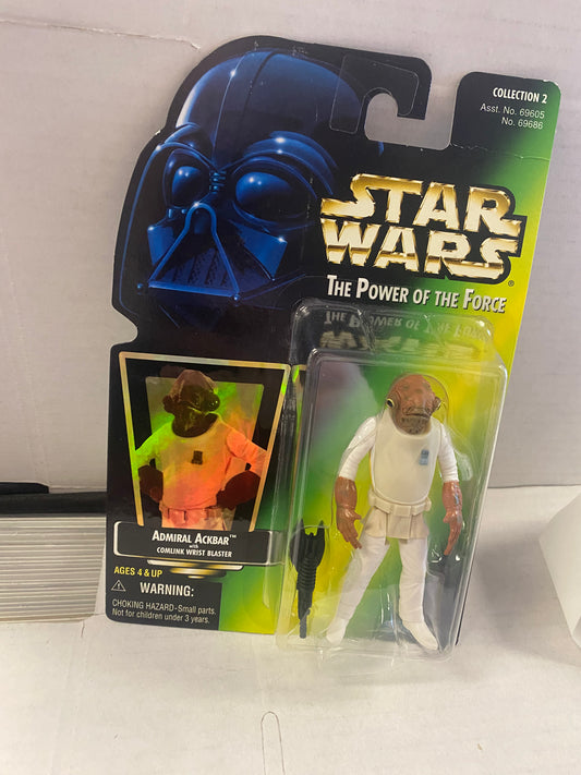 KENNER (1997) STAR WARS THE POWER OF THE FORCE ADMIRAL ACKBAR