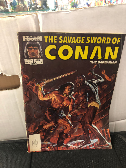 MARVEL COMICS THE SAVAGE SWORD OF CONAN 120 (1986)