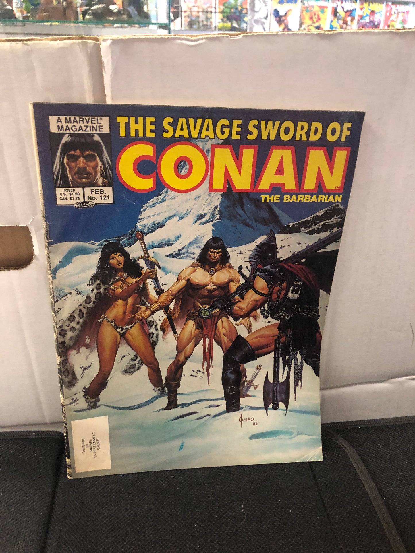 MARVEL COMICS THE SAVAGE SWORD OF CONAN 121 (1986)